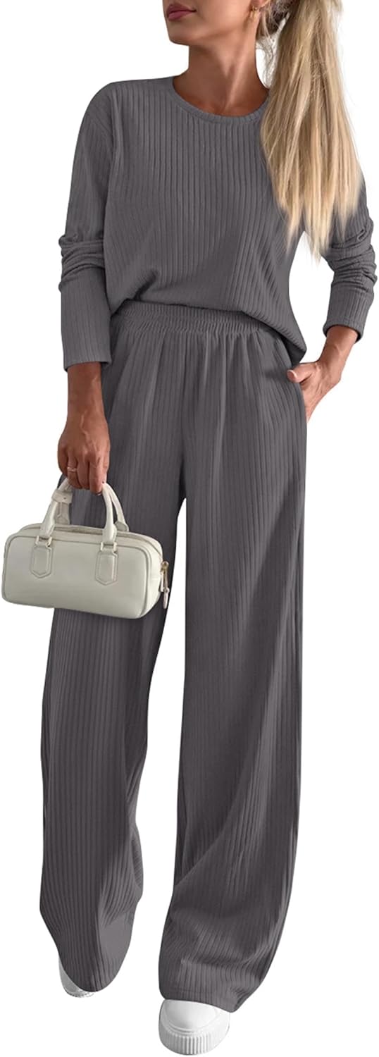 KIRUNDO Fall 2 Piece Lounge Sets for Women - Cozy Comfort