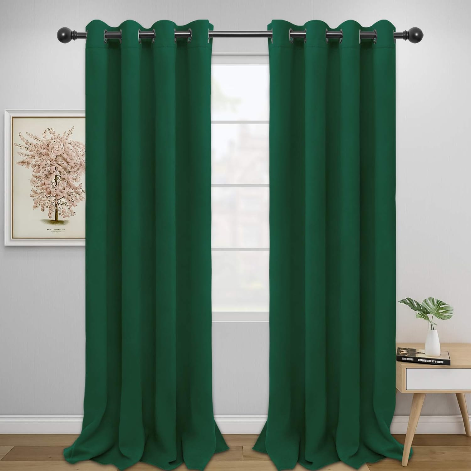 Easy-Going Blackout Curtains for Bedroom and Living Room Use
