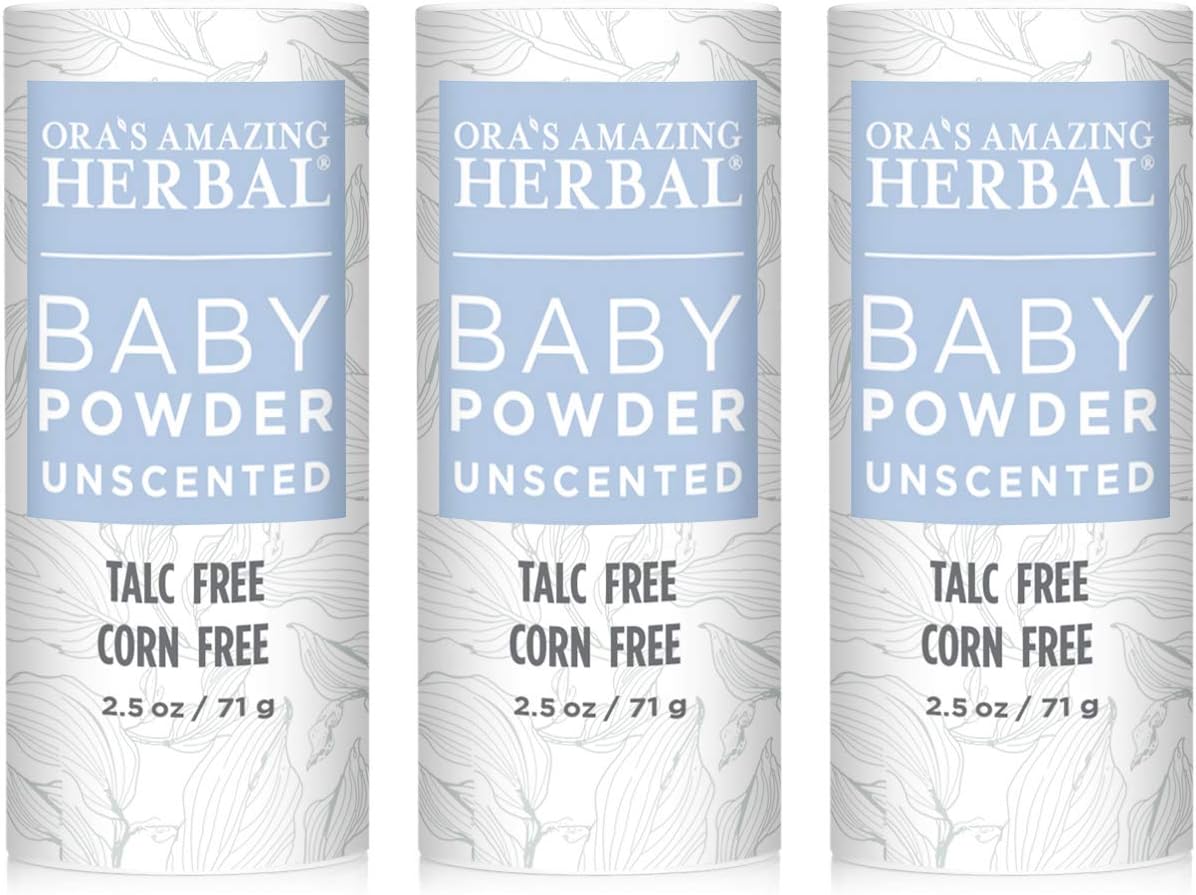 Ora's Amazing Herbal Baby Powder - Talc and Cornstarch Free