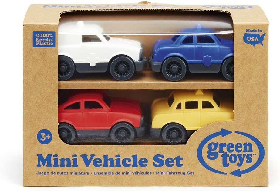 Green Toys Mini Vehicle Set: Eco-Friendly Fun!
