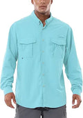 Men's Long Sleeve UPF 50+ Fishing & Hiking Shirt - Lightweight