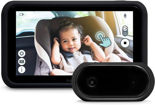 Tiny Traveler Baby Car Monitor - HD Night Vision & Touchscreen