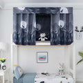 Privacy & Style: Dorm Bunk Bed Blackout Curtain by RONGXG