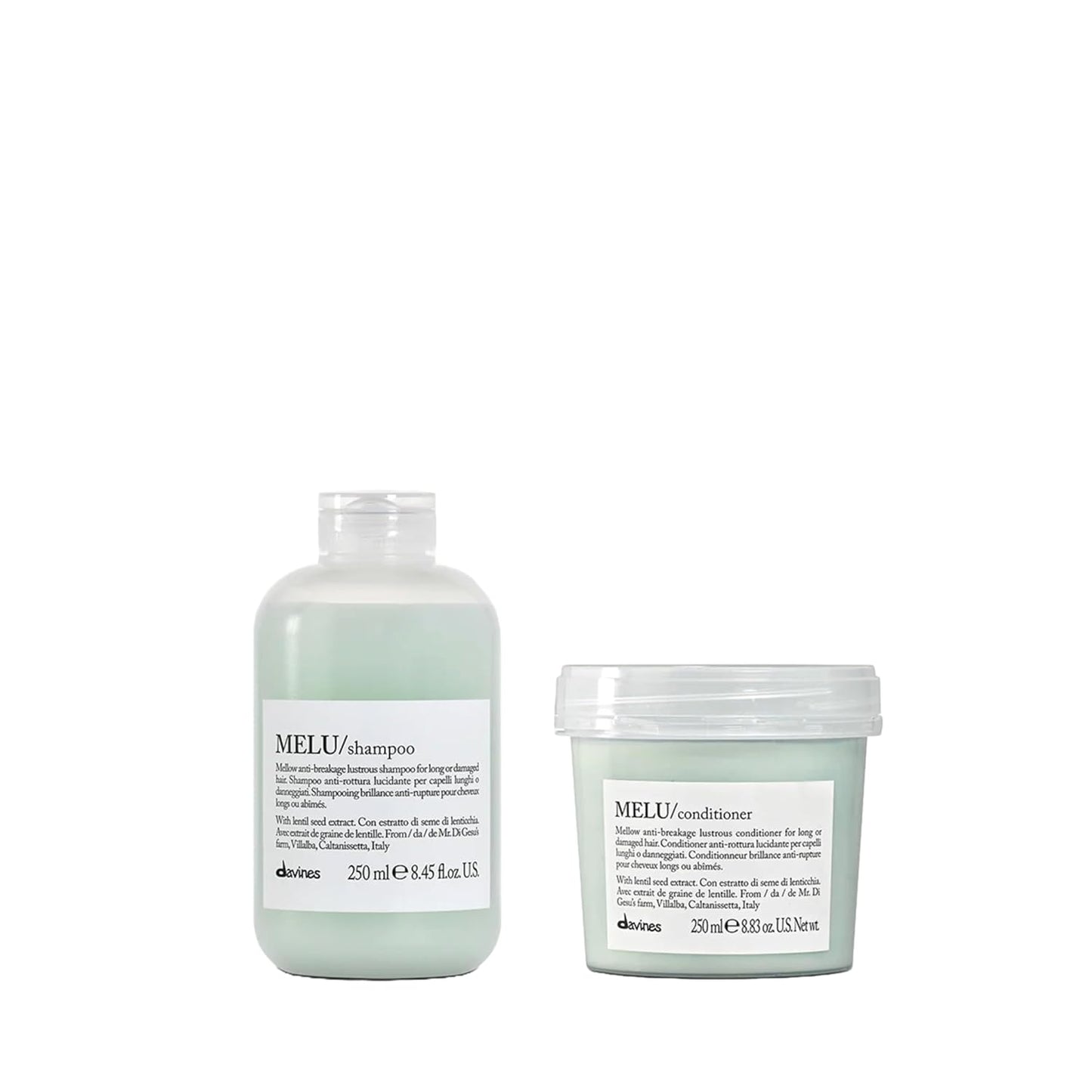 Davines MELU Shampoo for Long or Damaged Hair - Anti-Breakage Care