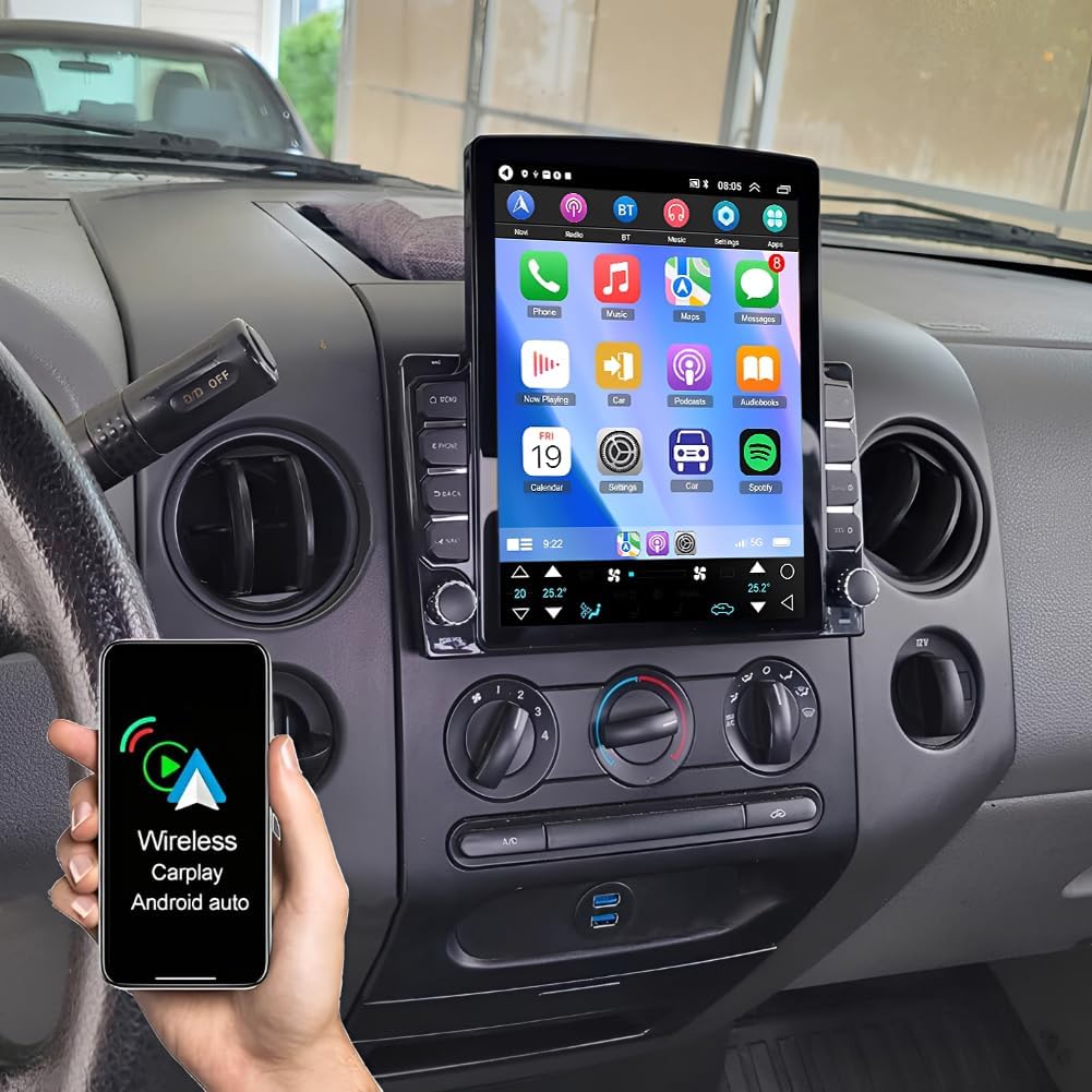 Android 14 Car Stereo Radio for Ford F150 with Touch Screen