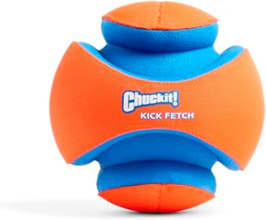 Chuckit! Kick Fetch Ball Dog Toy for Large Dogs - 8-inch Fun