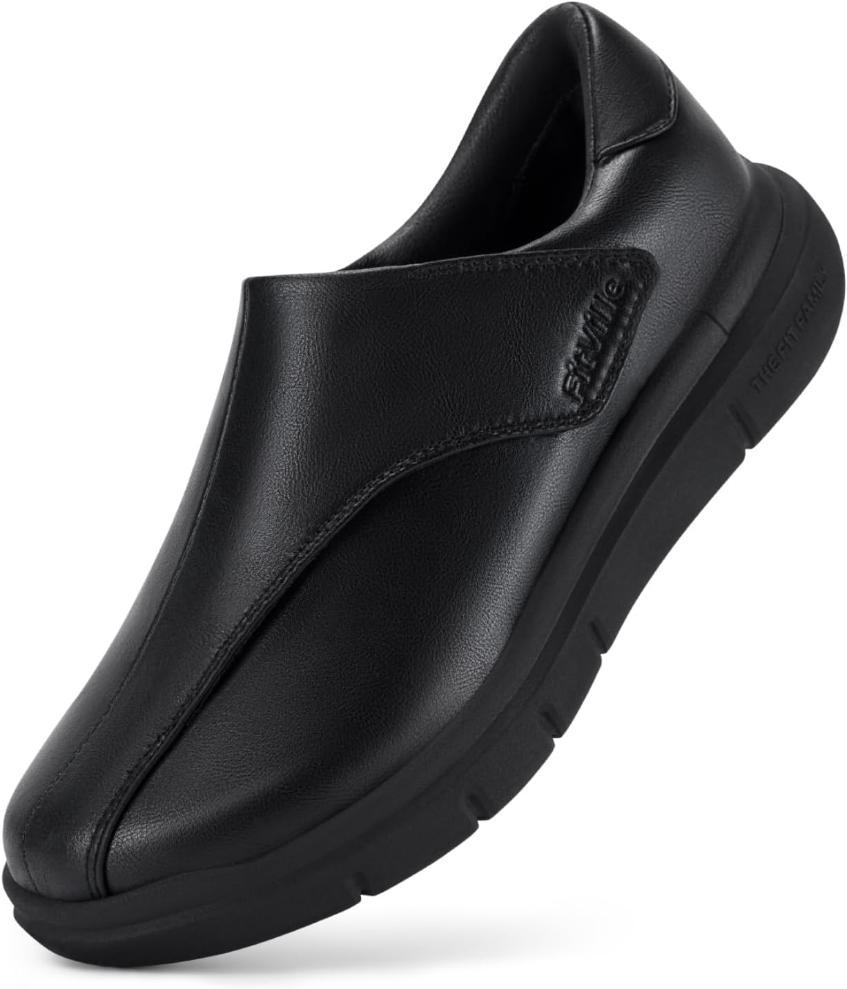 FitVille Diabetic Shoes for Men - Adjustable Casual Oxfords