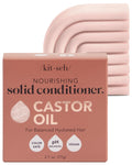 Castor Oil Conditioner Bar - Hydrating, Plastic-Free Travel Bar