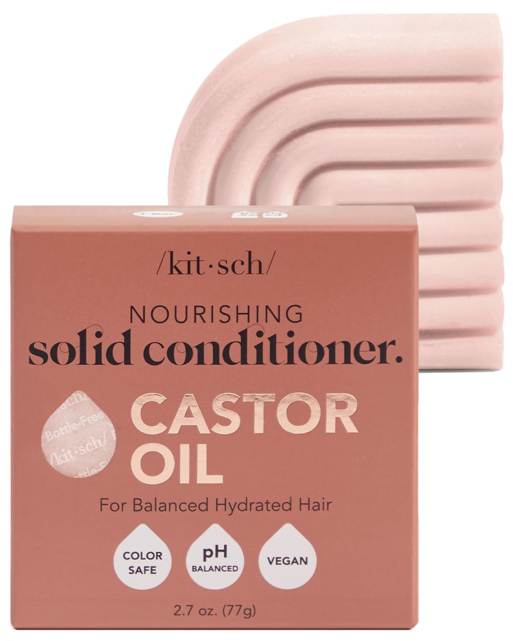 Kitsch Castor Oil Hair Bar - Hydrates All Hair Types