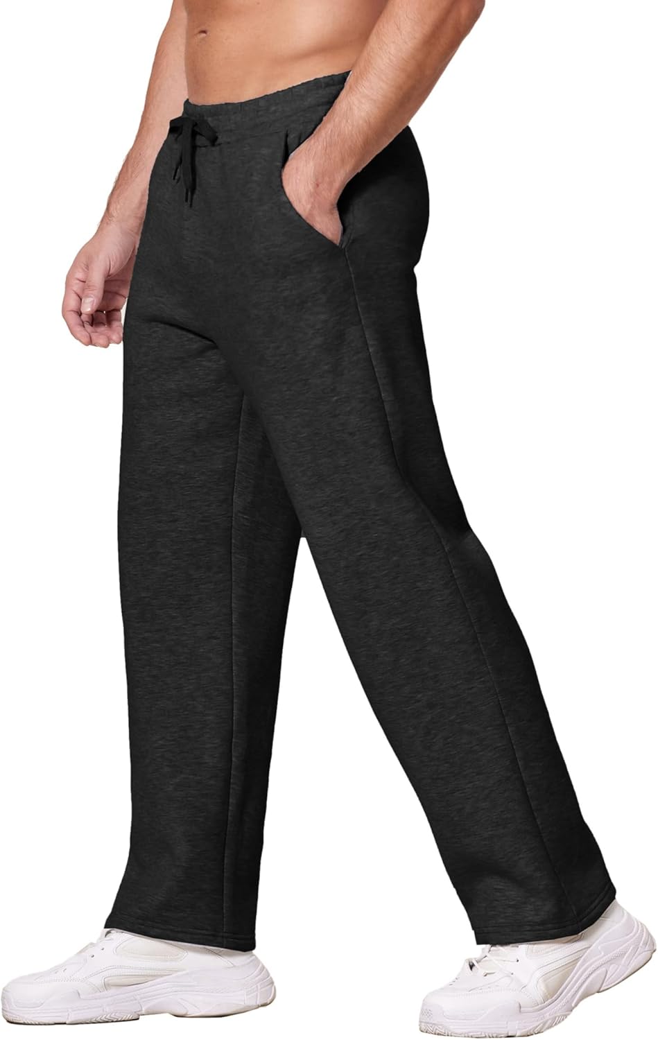 Deyeek Men's Fleece Lined Sweatpants for Comfort and Style