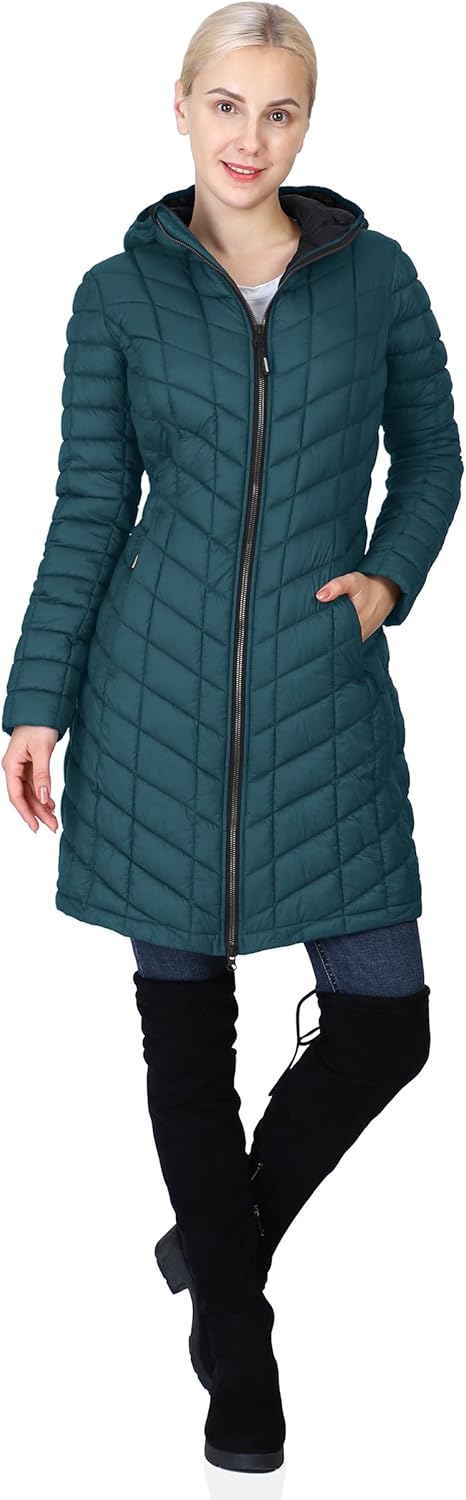 Outdoor Ventures Women's Maryan Hooded Ultra Lightweight Coat