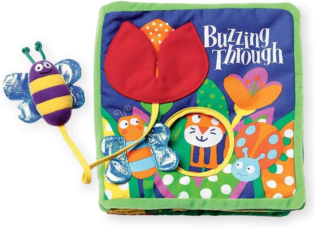 Interactive Toy Book w/ Tethered Buzzing Toy