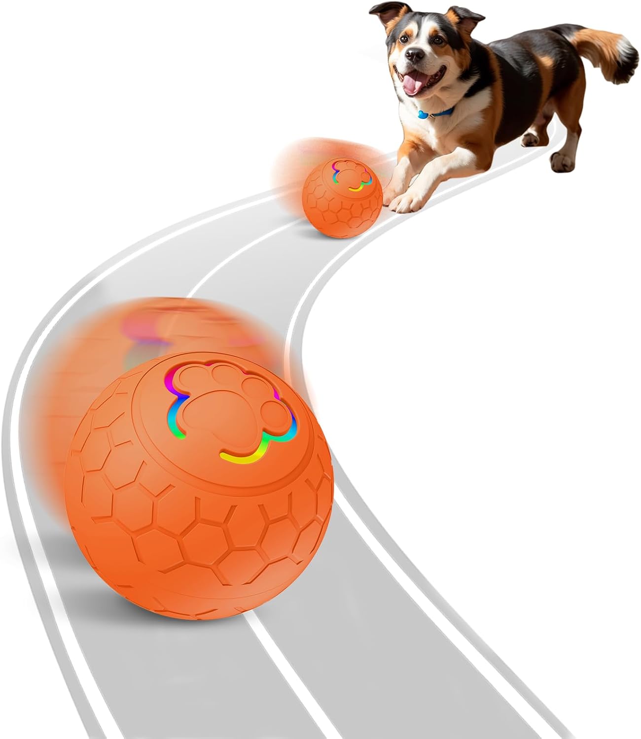 Interactive Smart Dog Toy - Auto Bouncing Ball