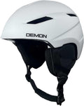Demon United Snowboard and Ski Helmet with MIPS - Matte Black/White PC