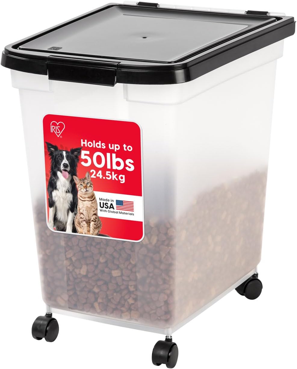 IRIS USA Airtight Pet Food Storage Container for Freshness