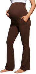 CRZ YOGA Butterluxe Maternity Flare Leggings Pockets 31in