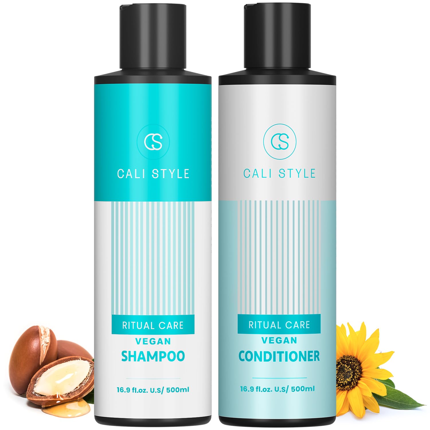 Hydrating Vegan Shampoo & Conditioner Set (16.9 Oz)