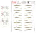 5 Pack Eyebrow Tattoos for Effortless Natural Hair-Like Appearance