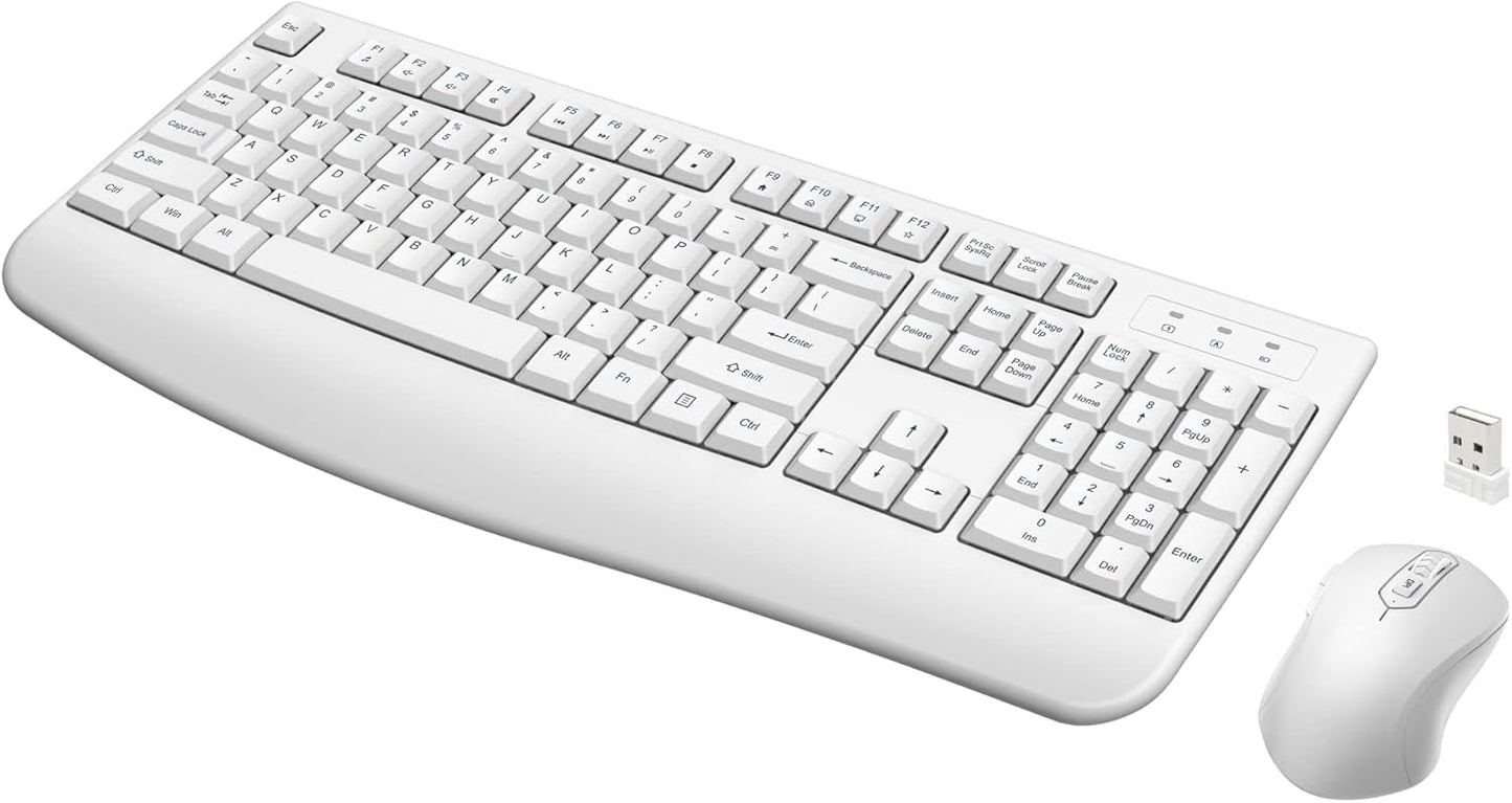 Wireless Keyboard and Mouse Combo for Comfortable Typing Experience