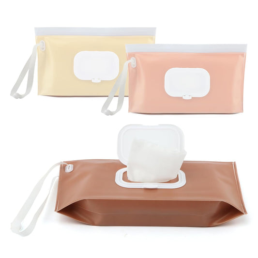 Portable Baby Wipe Case Trio - On-the-Go Convenience!