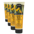 ShiKai Yuzu Hand & Body Lotion Pack of 4 - Daily Moisture for Dry