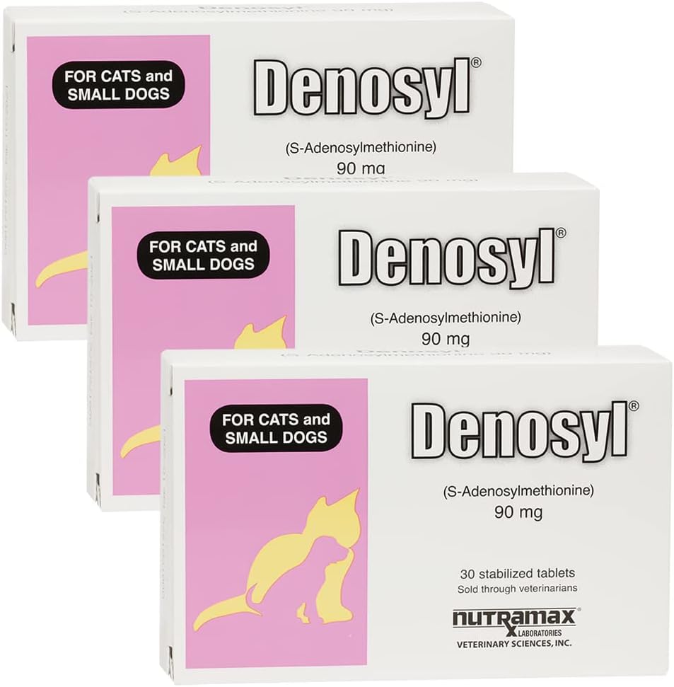 Denosyl Liver and Brain Health Supplement for Small Dogs and Cats