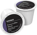 Solimo Kona Blend Medium Roast Coffee Pods 100 Count - Smooth