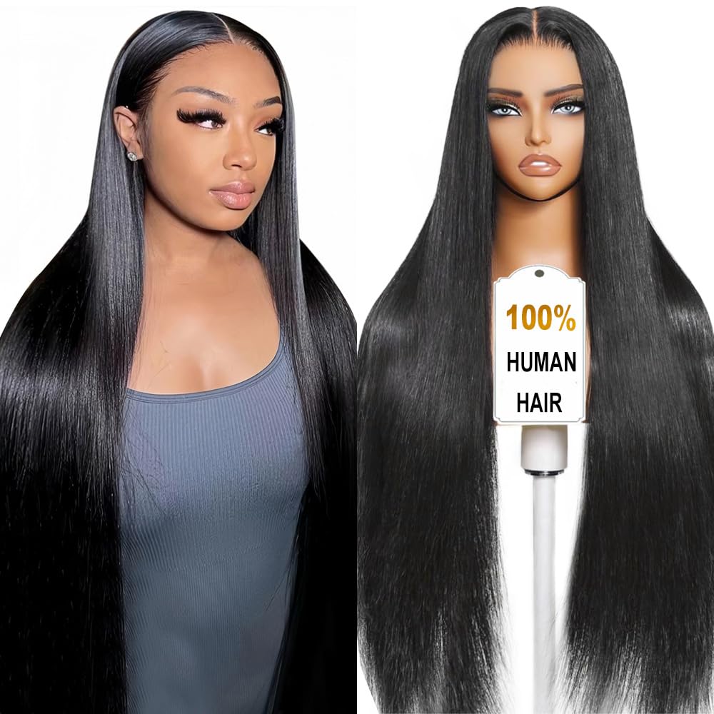 Wear and Go Wig 26 Inch Human Hair with Ultra-Thin HD Lace