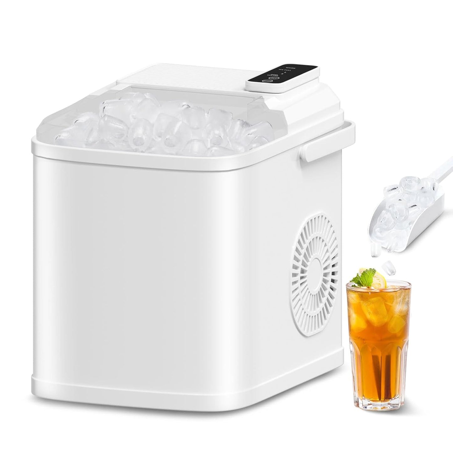 Portable Countertop Ice Maker for Home, Kitchen, and Camping