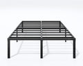Metal Bed Frame King Size - 18 in Heavy-Duty Platform Bed Frame