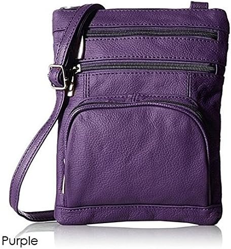 Krediz Leather Crossbody Purses for Women with Multi Pockets