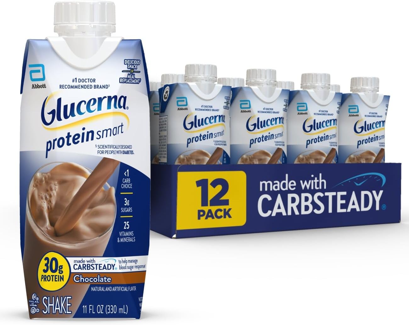 Glucerna Protein Smart Diabetes Care Shake for Blood Sugar Support