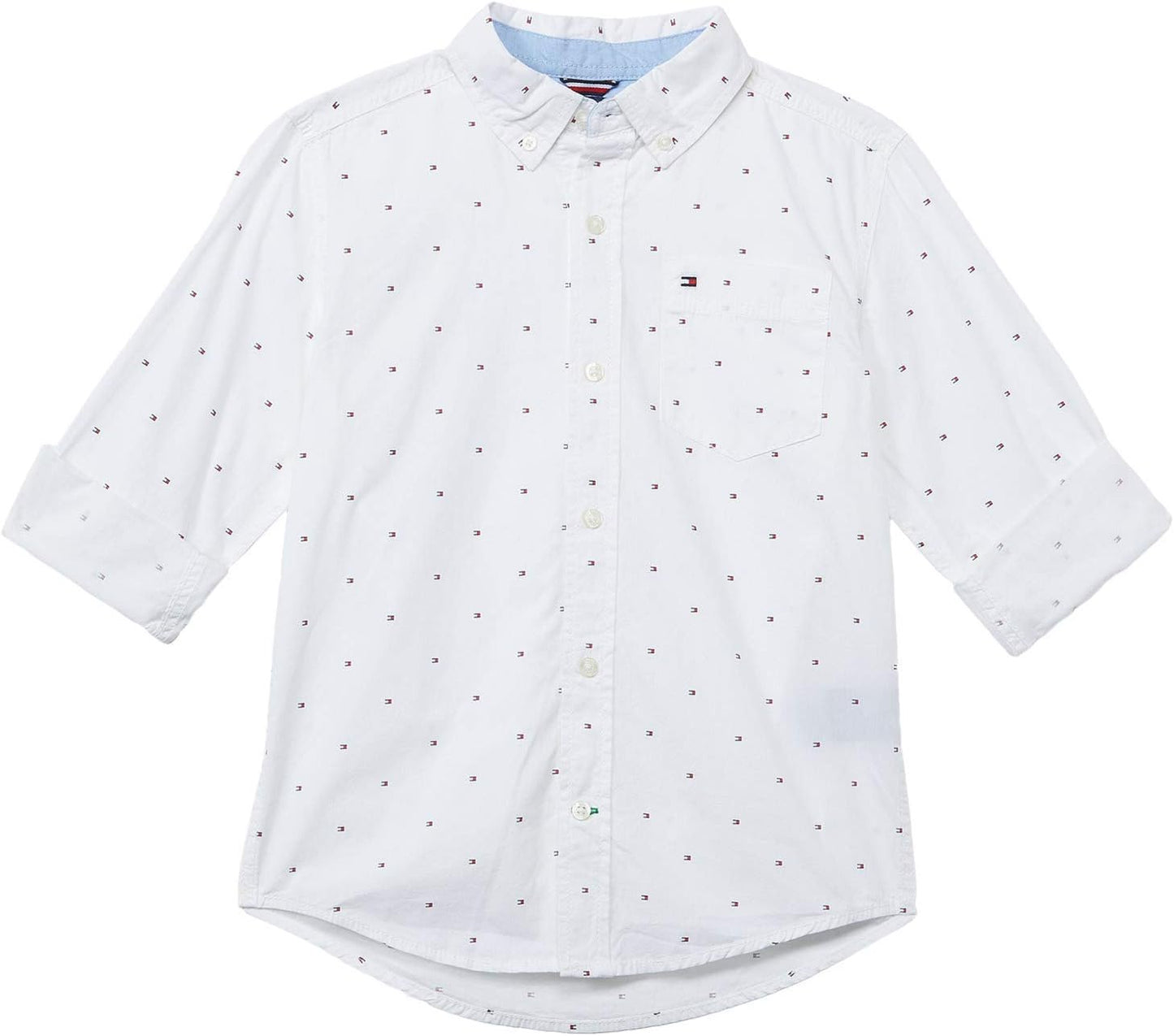 Tommy Hilfiger Boys' Long Sleeve Woven Button-down Shirt Review