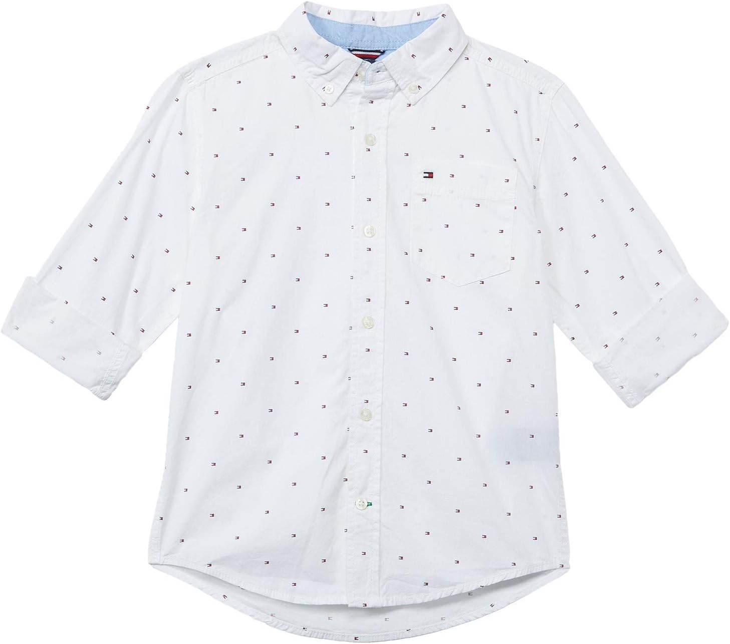 Tommy Hilfiger Boys' Long Sleeve Woven Button-down Shirt Review