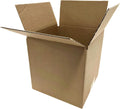 100 5x5x5 Cardboard Boxes - Pack of 100 Kraft Mailer Boxes