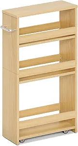 MARTY 4-Tier Rolling Storage Cart for Kitchen and Home Use