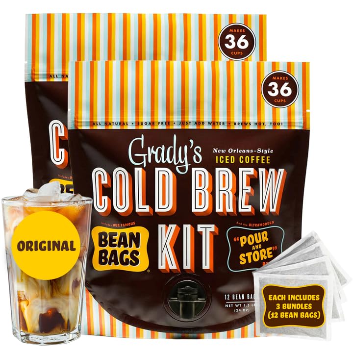 Grady's Cold Brew New Orleans Style Coffee Chicory Pouches