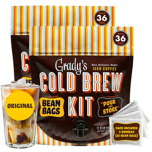 Grady's Cold Brew New Orleans Style Coffee Chicory Pouches