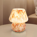 Flame Cream Mushroom Lamp Table Lamp for Bedroom - Stepless Dimming