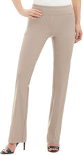 Rekucci Womens Bootcut Pull-On Office Pant in Regular/Tall/Petite