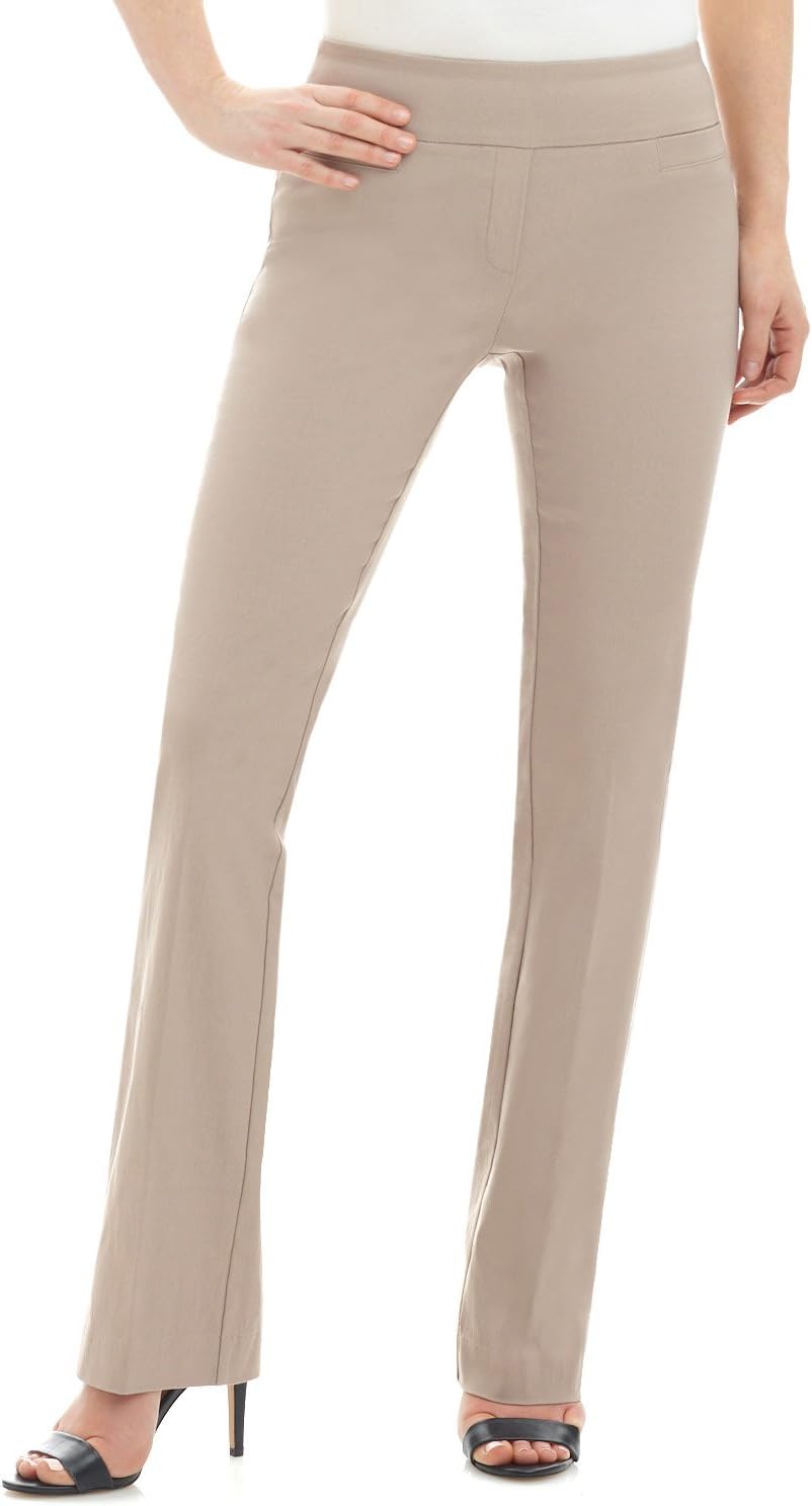 Rekucci Womens Comfort Stretchy Bootcut Office Pant for All Sizes