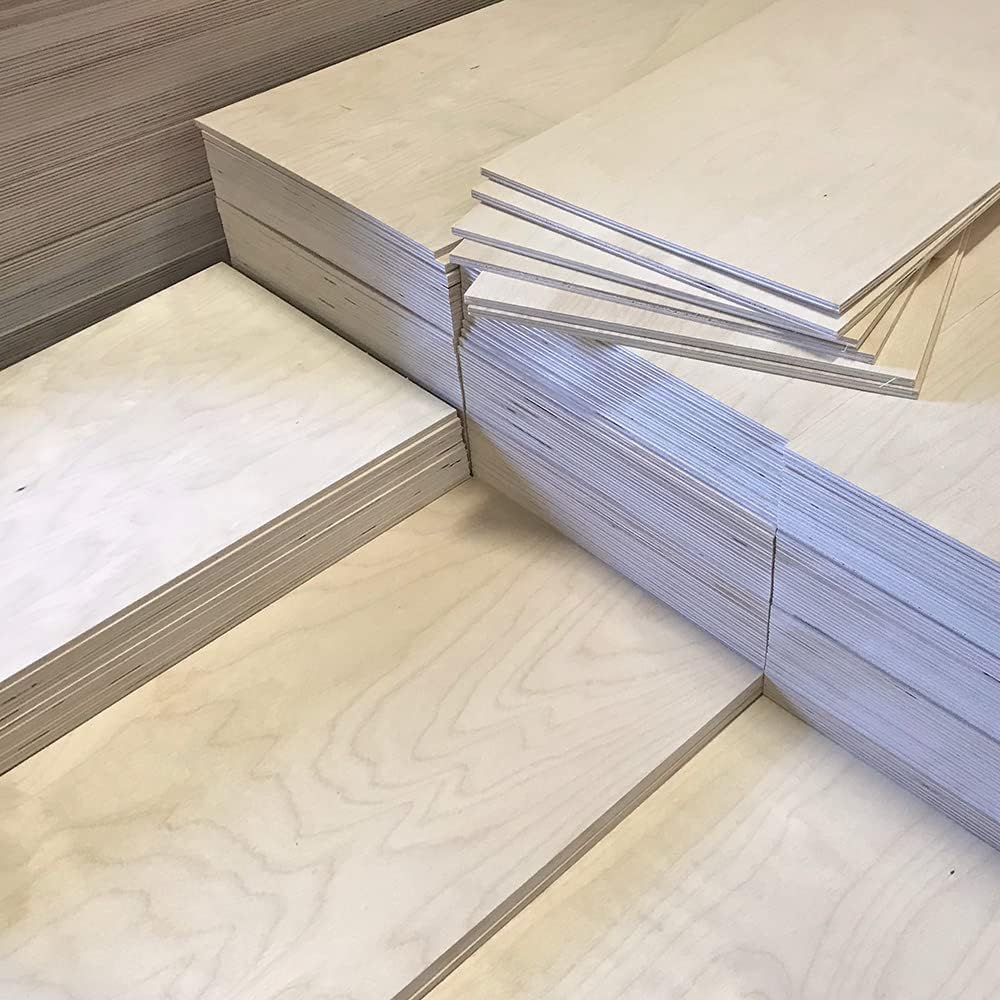 6mm 1/4in x 12in x 12in Baltic Birch Plywood for Crafts