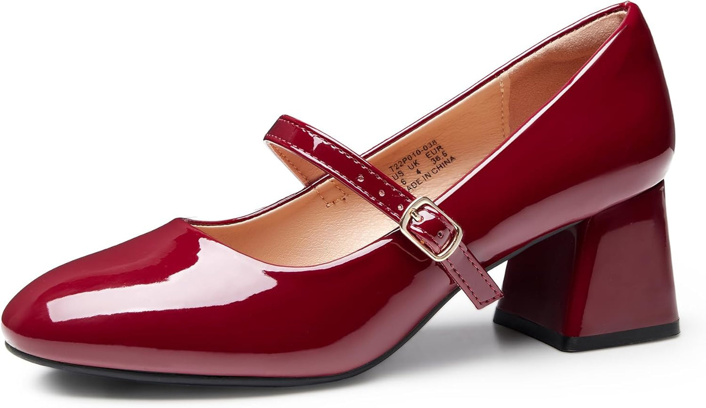 Trary Mary Jane Shoes Women - Stylish Chunky Heels for All Occasions