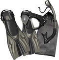 Snorkel Set Snorkeling Fins Mask and Dry Snorkel Gear Bag Set