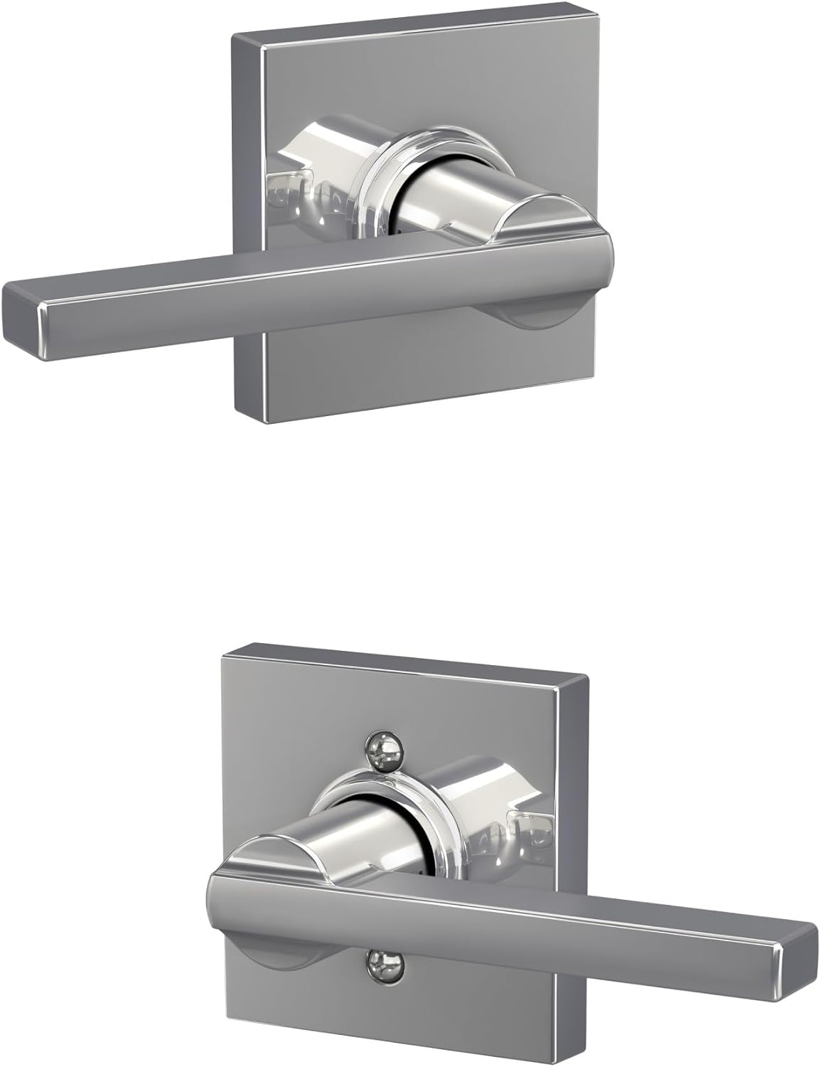 Schlage F10 LAT 625 COL Latitude Lever for Modern Doors