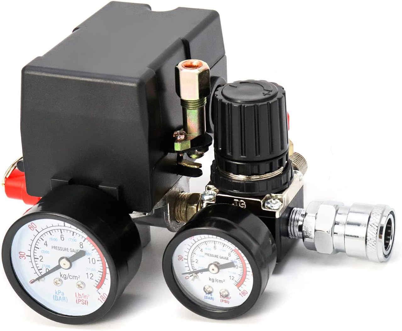 QWORK Air Compressor Pressure Regulator Set