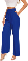 Wide Leg Pants for Women High Elastic Back Waist - Work to Casual