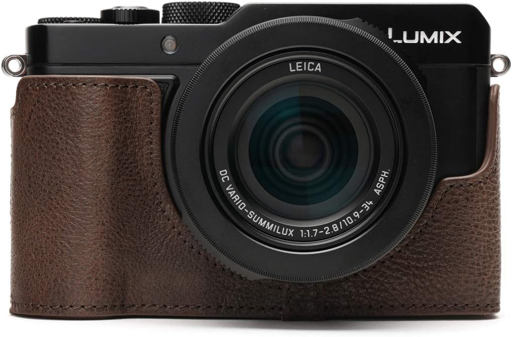 Lumix DC-LX100 II Camera Case - Handmade Leather Half Cover