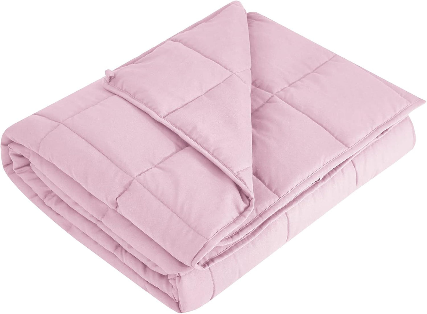 L'AGRATY Weighted Blanket - 60x80 15lbs Cooling Comfort