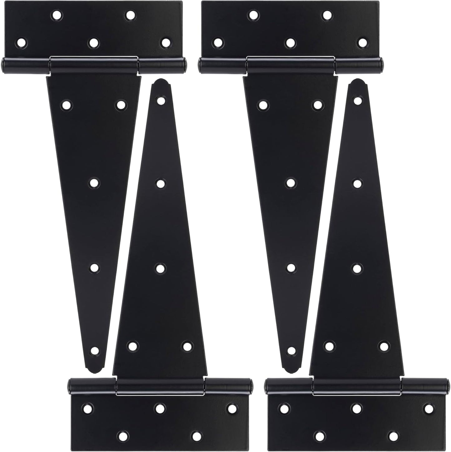 12 Inch T-Strap Gate Hinges for Heavy Duty Wooden Fences